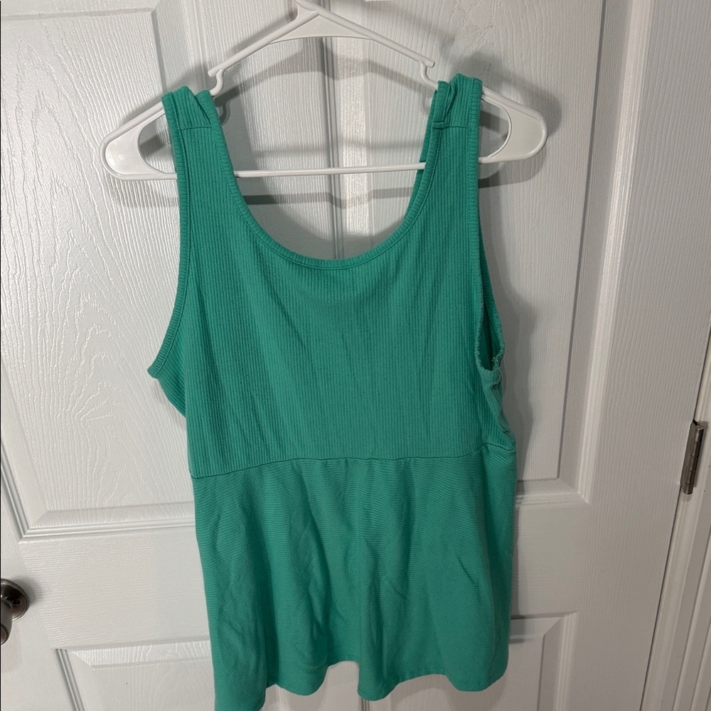 Women's Teal Sleeveless Top